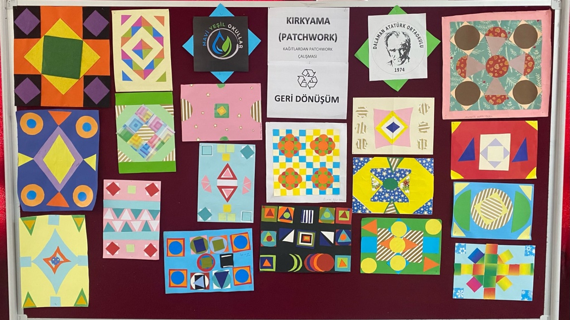 Mavi-Yeşil Okullar Projesi Kapsamında Öğrencilerimizin Kırkyama (Patchwork) Çalışmaları